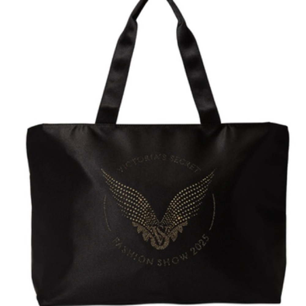Victoria's Secret Black and Gold Fashion Show Tote